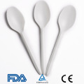 Biodegradable white spoon 4.5"  in USA/European Market